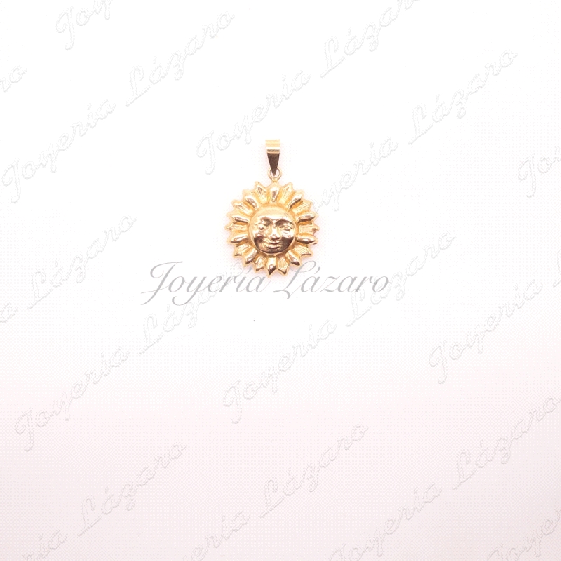 COLGANTE 18KTS SOL PORTOCARRERO