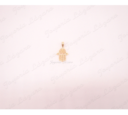 COLGANTE 18KTS MANO FATIMA