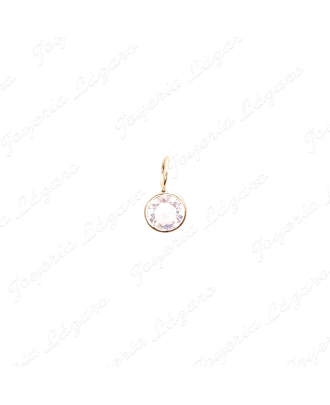 COLGANTE ORO 18 KTS CIRCONITA CERCO 5MM