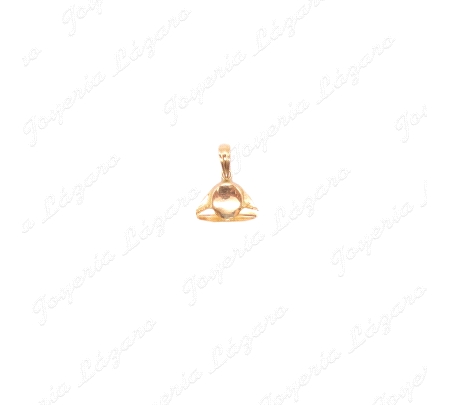 COLGANTE ORO 18 KTS TRICORNIO 15X11
