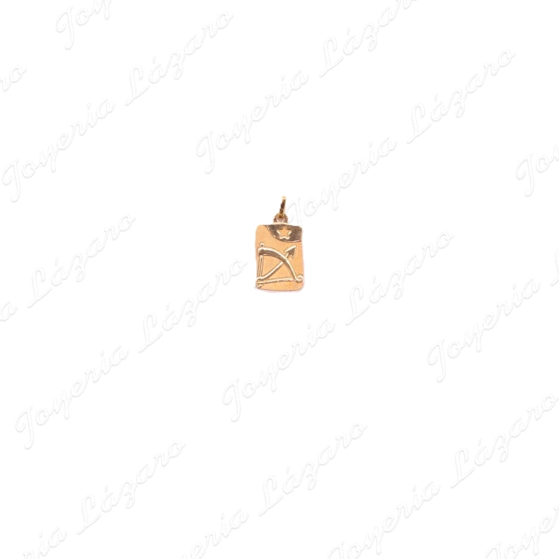 COLGANTE ORO 18 KTS HOROSCOPO SAGITARIO  10X14