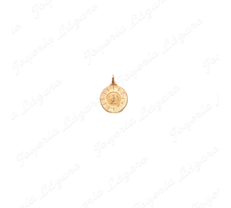 COLGANTE ORO 18 KTS HOROSCOPO VIRGO 16MM