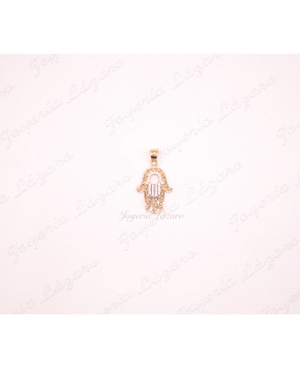 ORO 18 KTS COLGANTE MANO FATIMA