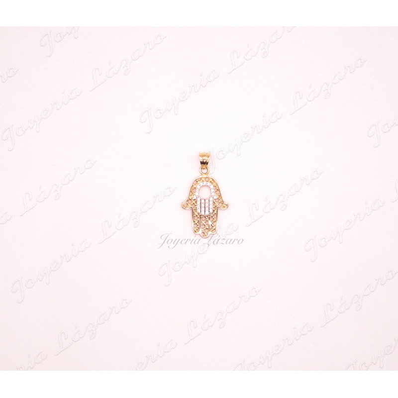 ORO 18 KTS COLGANTE MANO FATIMA
