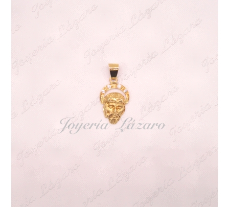 ORO 18 KTS COLGNT. ROSTRO CRISTO,CORANA CIRCONITAS