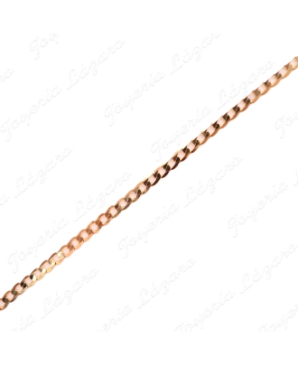 CADENA 60 CM. ORO 18 KTS BARBADA PLANA 1.5MM