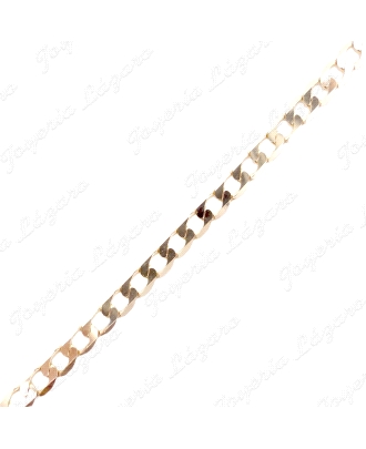 CADENA 60 CM. ORO 18 KTS BARBADA MACIZA 2.5MM