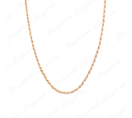 CORDON SAL. 60 CM. ORO 18 KTS 4.4MM LIGERO