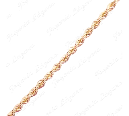 CORDON SAL. 60 CM. ORO 18 KTS 4.4MM LIGERO