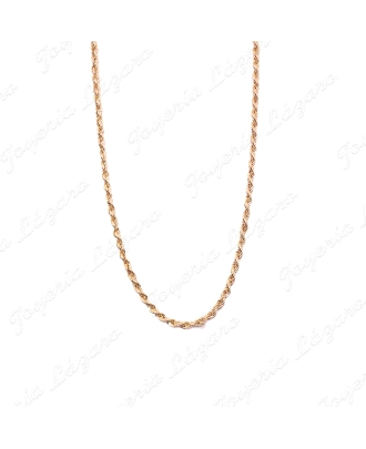 CORDON 60 CM. ORO 18 KTS SALOMONICO 4MM