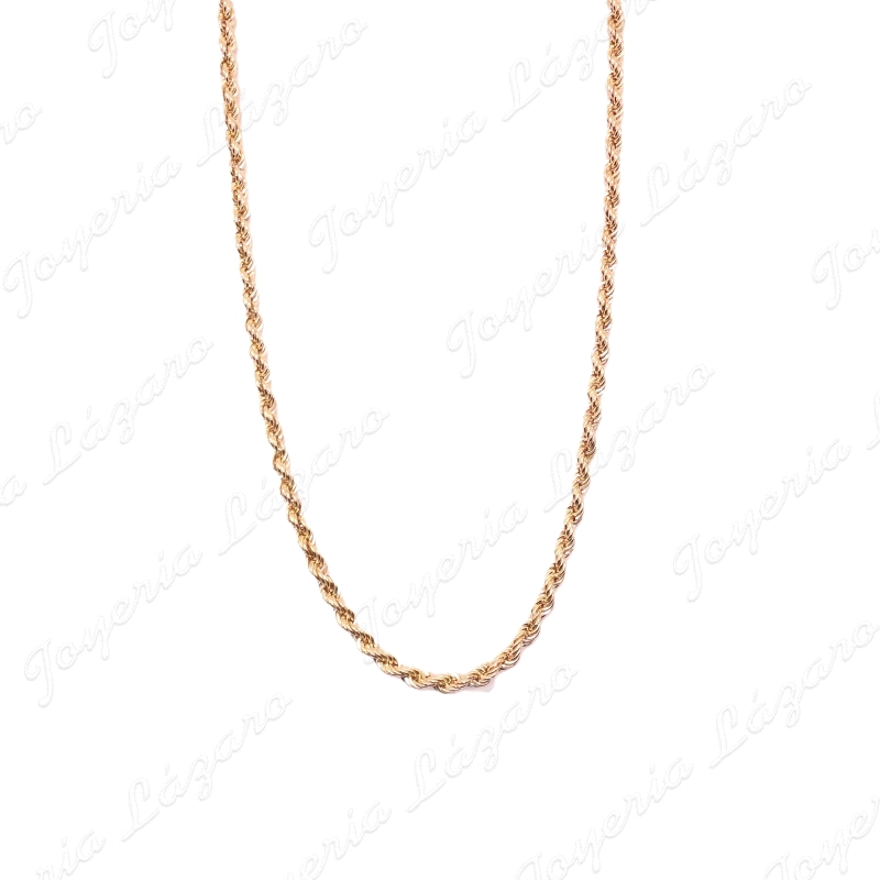 CORDON 60 CM. ORO 18 KTS SALOMONICO 4MM