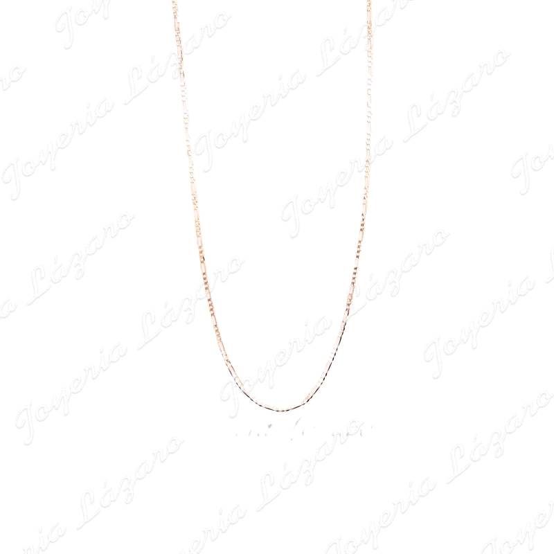 CADENA 60 CM. ORO 18 KTS LIGERA BARBADA  3MM