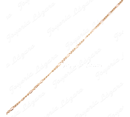 CADENA 60 CM. ORO 18 KTS 3X1