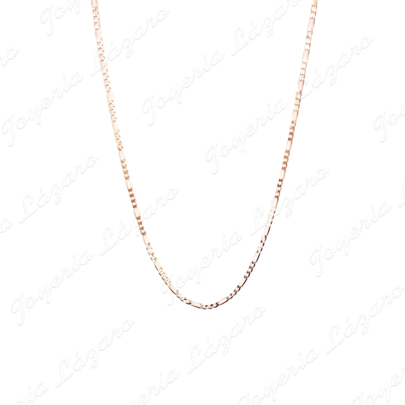 CADENA 60 CM. ORO 18 KTS 3X1 HUECA