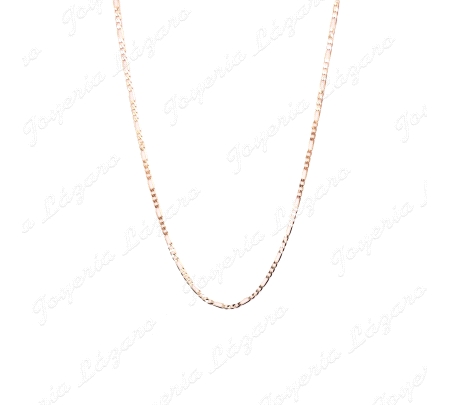 CADENA 60 CM. ORO 18 KTS 3X1 HUECA