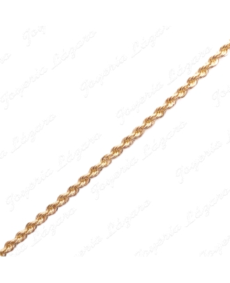 CADENA 60 CM. ORO 18 KTS CORDON SALOMONICO 1.5MM