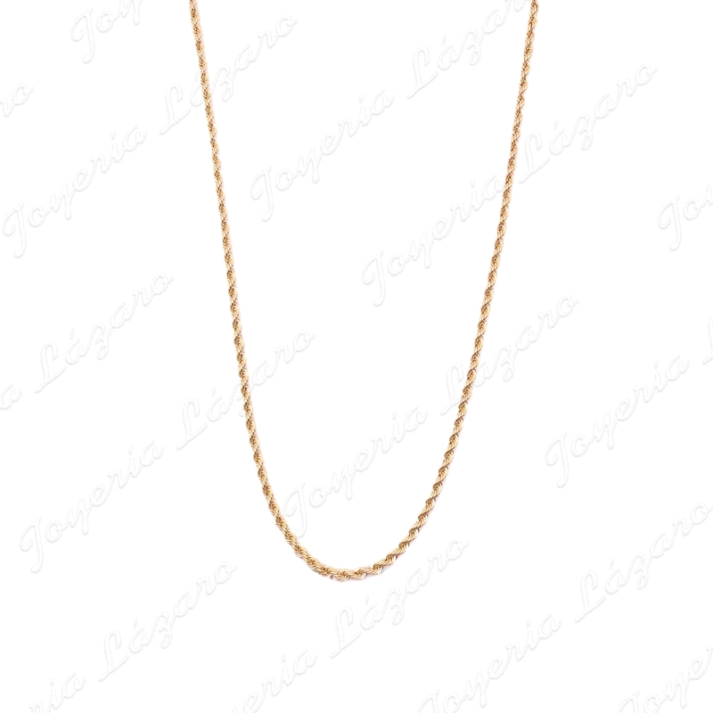 CADENA 70 CM. ORO 18 KTS CORDON SALOMONICO