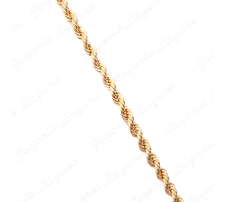 CADENA 70 CM. ORO 18 KTS CORDON SALOMONICO