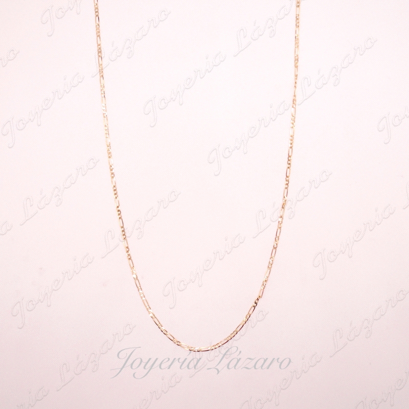 ORO 18 KTS CADENA 60 CM. 3X1 PLANA