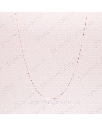 ORO 18 KTS CADENA 60 CM. COLA CUADRADA