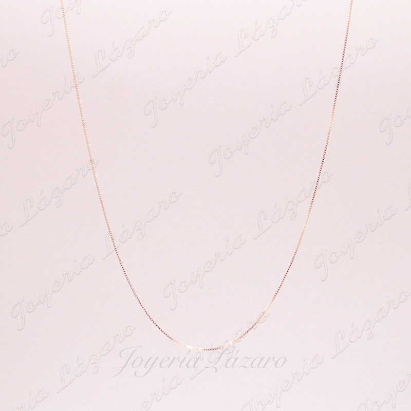 ORO 18 KTS CADENA 60 CM. COLA CUADRADA