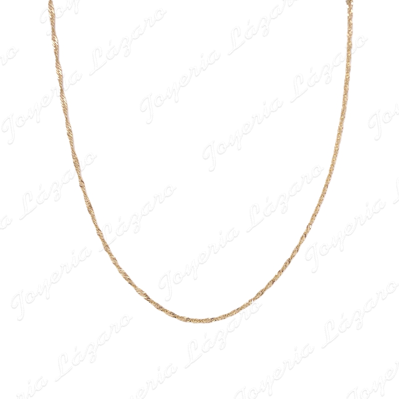 CADENA 50 CM. ORO 18 KTS SINGAPUR