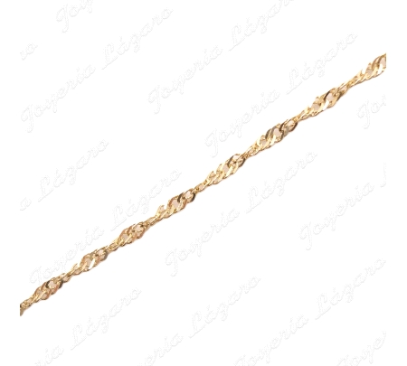 CADENA 50 CM. ORO 18 KTS SINGAPUR