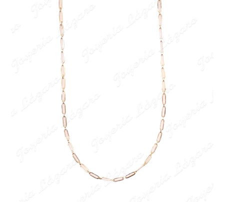 CADENA 50 CM. ORO 18 KTSBILBAO 4X10MM
