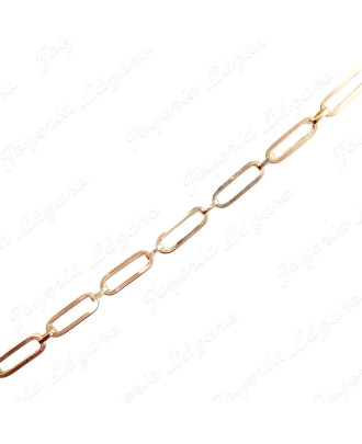 CADENA 50 CM. ORO 18 KTSBILBAO 4X10MM