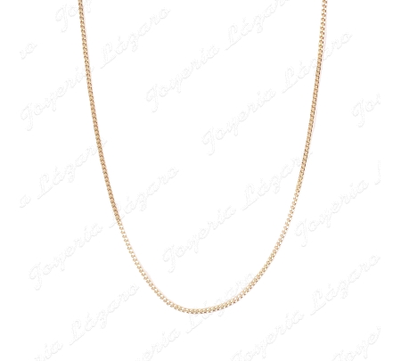 CADENA 50 CM. ORO 18 KTS  BILBAO 1MM
