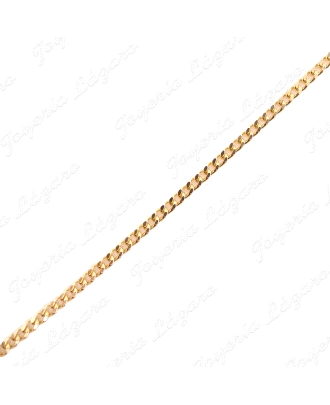 CADENA 50 CM. ORO 18 KTS  BILBAO 1MM