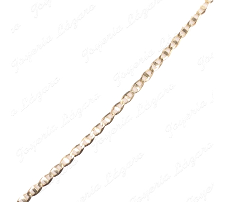 CADENA 50 CM. ORO 18 KTS BARCO 2MM