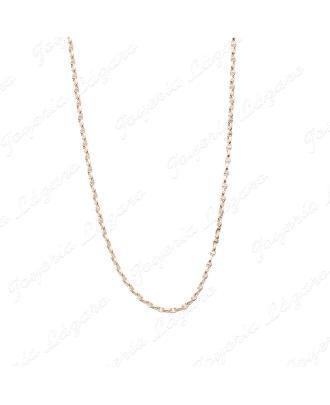 CADENA 50 CM. ORO 18 KTS BIC. ESL. BARCO DISEÑO 2.5MM