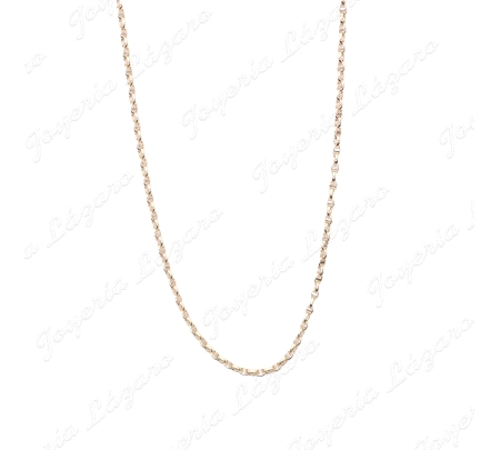 CADENA 50 CM. ORO 18 KTS BIC. ESL. BARCO DISEÑO 2.5MM