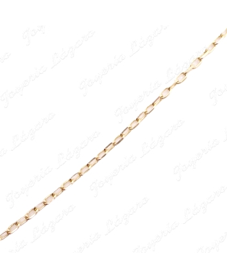 CADENA 50 CM. ORO 18 KTS FORZADA 1MM