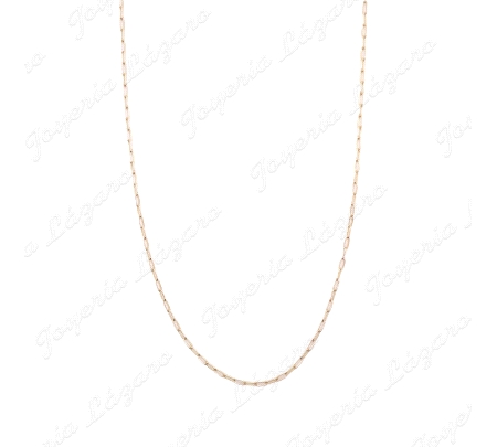 CADENA 55 CM. ORO 18 KTS FORZADA REASA