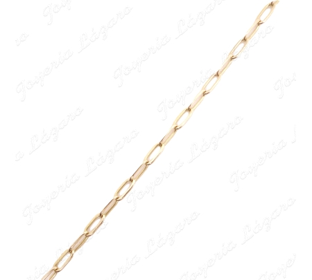 CADENA 55 CM. ORO 18 KTS FORZADA REASA
