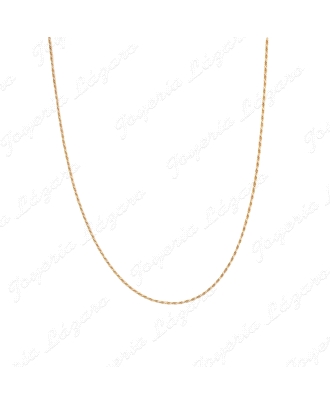 CADENA 55 CM. ORO 18 KTS CORDON SALOMONICO  1.5MM MACIZO