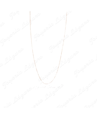 CADENA 50 CM. ORO 18 KTS forzada clara