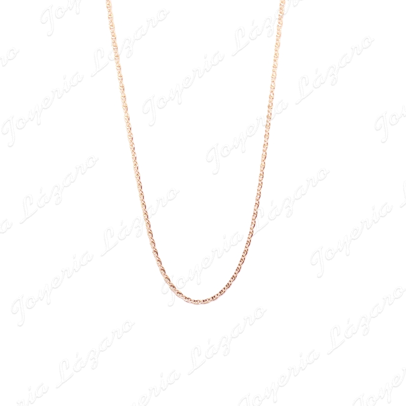 CADENA 50 CM. ORO 18 KTS OJO PERDIZ HUECA