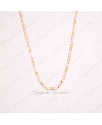 ORO 18 KTS CADENA 50 CM. ESLABON GRECA
