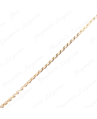 CADENA 45 CM. ORO 18 KTS BARBADA 1MM