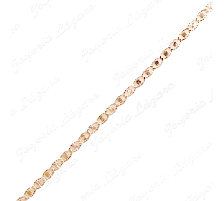 CADENA 45 CM. ORO 18 KTS PLANA DISEÑO 1.3MM
