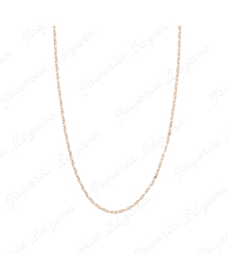 CADENA 45 CM. ORO 18 KTS ITALIANA ESLAB. BARCO PALO