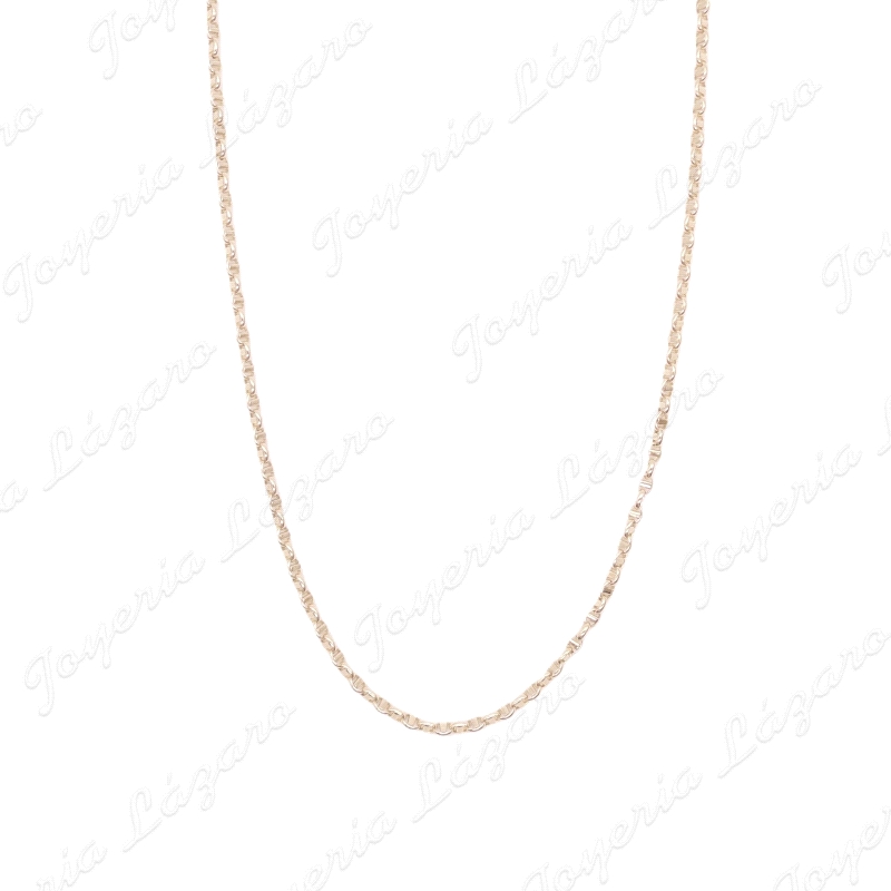 CADENA 45 CM. ORO 18 KTS ITALIANA ESLAB. BARCO PALO