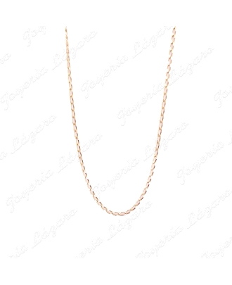 CADENA 40/45 CM. ORO 18 KTS BARBADA 2MM