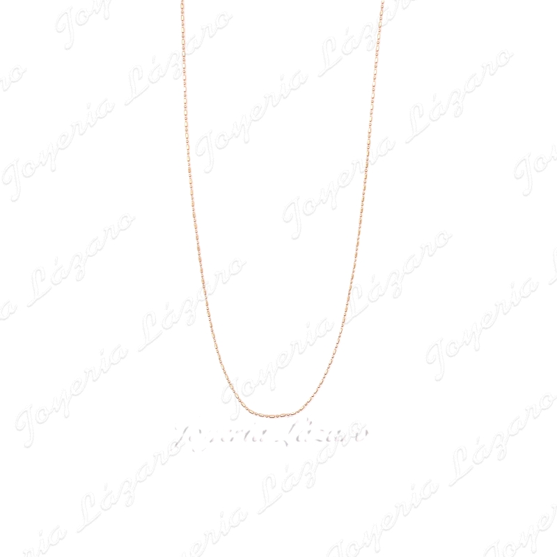 CADENA 40 CM. ORO 18 KTS BOLA+PALO