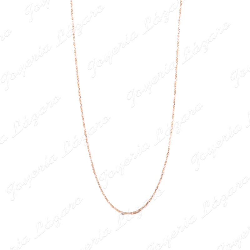 CADENA 40/45 CM. ORO 18 KTS 3X1