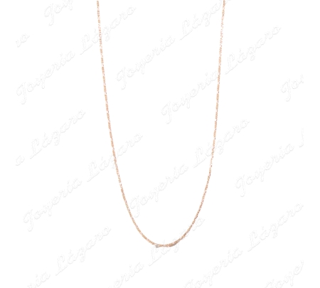 CADENA 40/45 CM. ORO 18 KTS 3X1