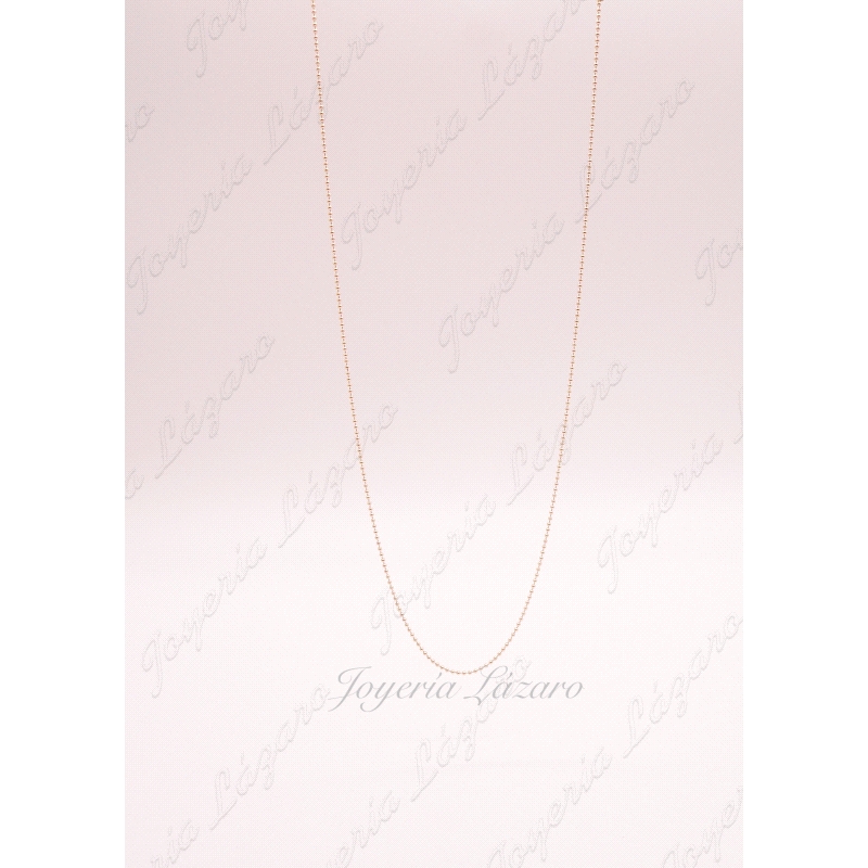 ORO 18 KTS CADENA 40/45 CM.BOLAS